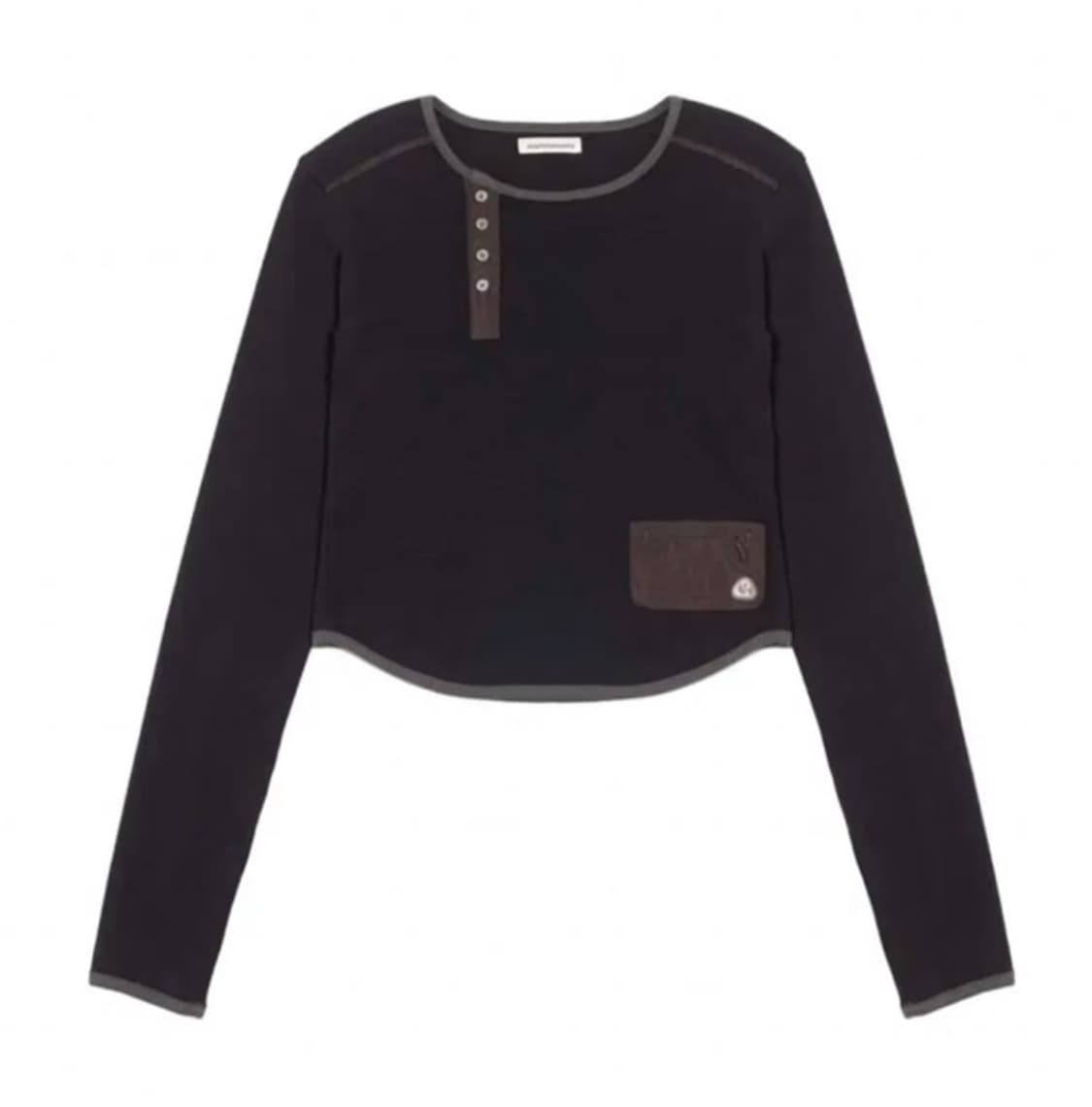 (판매)코이세이오 언발란스 롱슬리브 블랙 상품이미지1