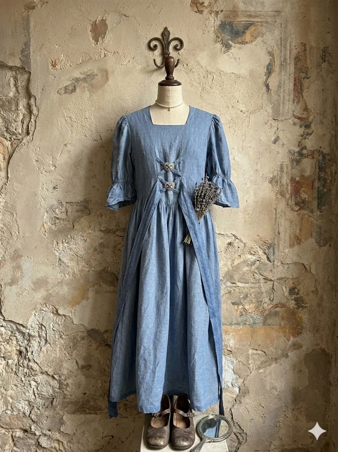 코발트  티롤리언 원피스 상품이미지2