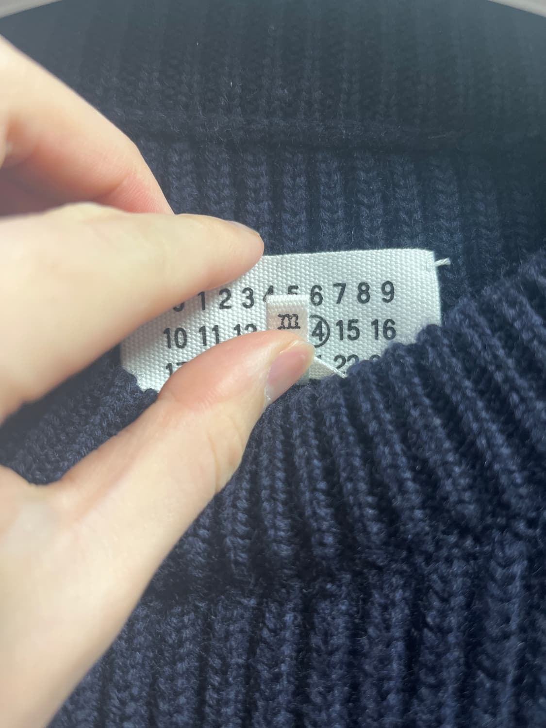 마르지엘라 청키 립 니트 m 상품이미지3