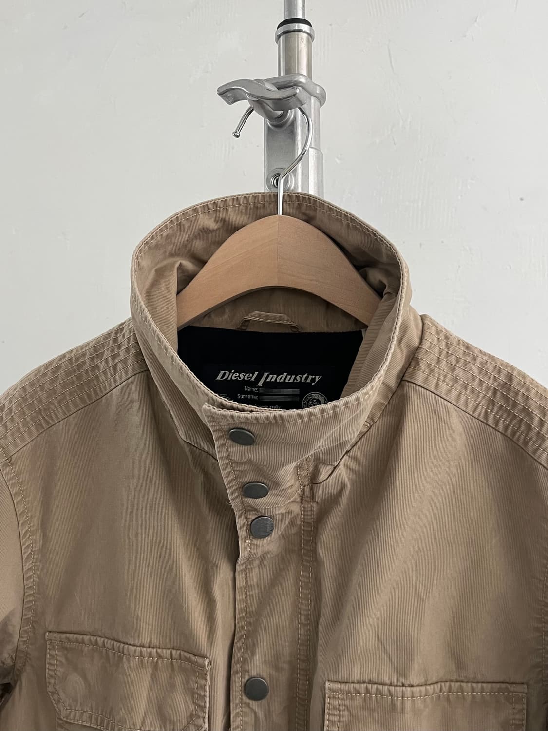 Diesel 디젤 베이지 브라운 인더스트리 골덴 자켓  상품이미지6
