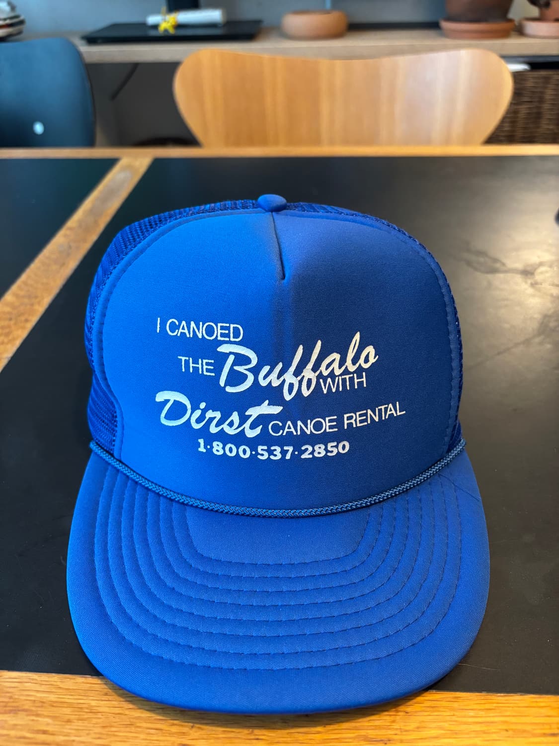 빈티지 트러커 캡 블루  상품이미지1