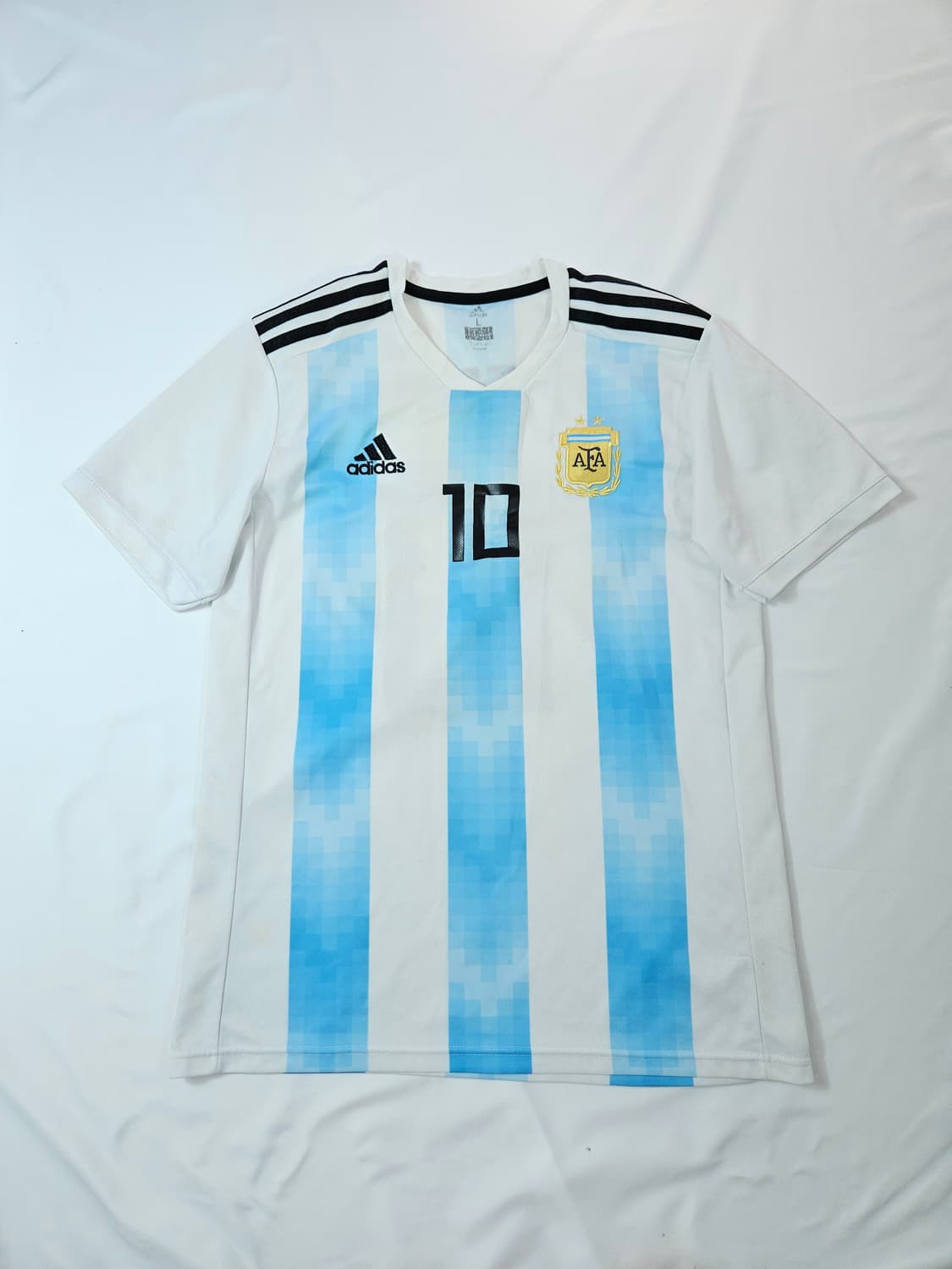 18-19 아르헨티나 국대 메시 유니폼 져지 정품 L 상품이미지1