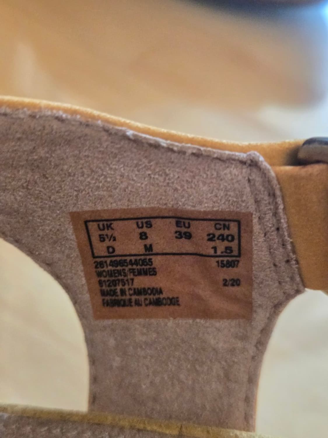 클락스 여성 코르크 웨지 샌들 240cm 상품이미지6