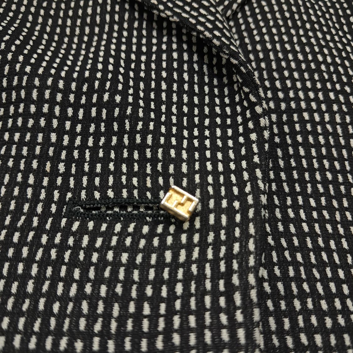 CN910 L 펜디 투톤 카라 빈티지 자켓 블레이저 상품이미지8