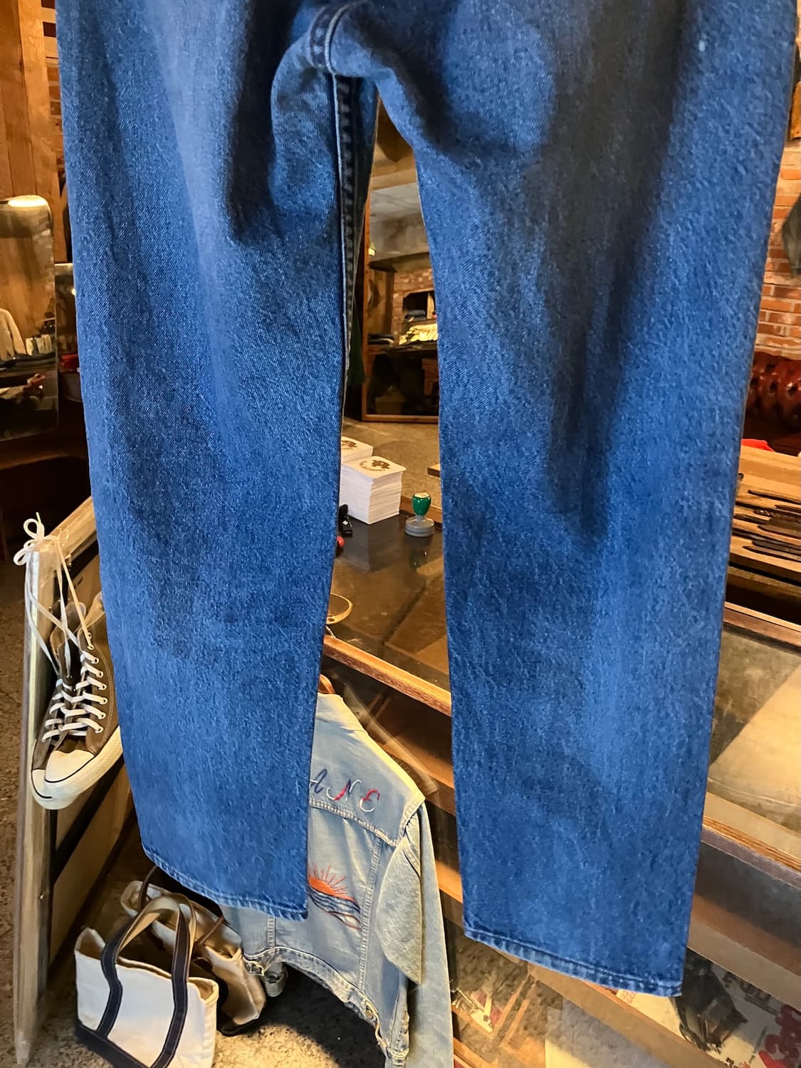 80s USA 빈티지 리바이스 505 데님 팬츠 상품이미지7