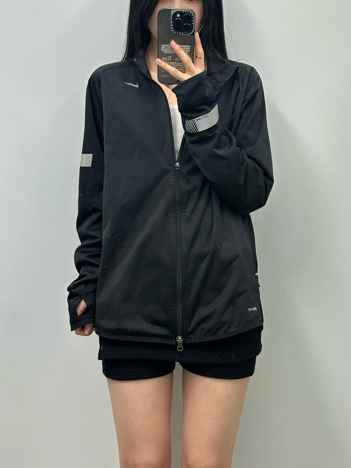 나이키 스우시 런닝 블랙 트랙 져지 상품이미지1