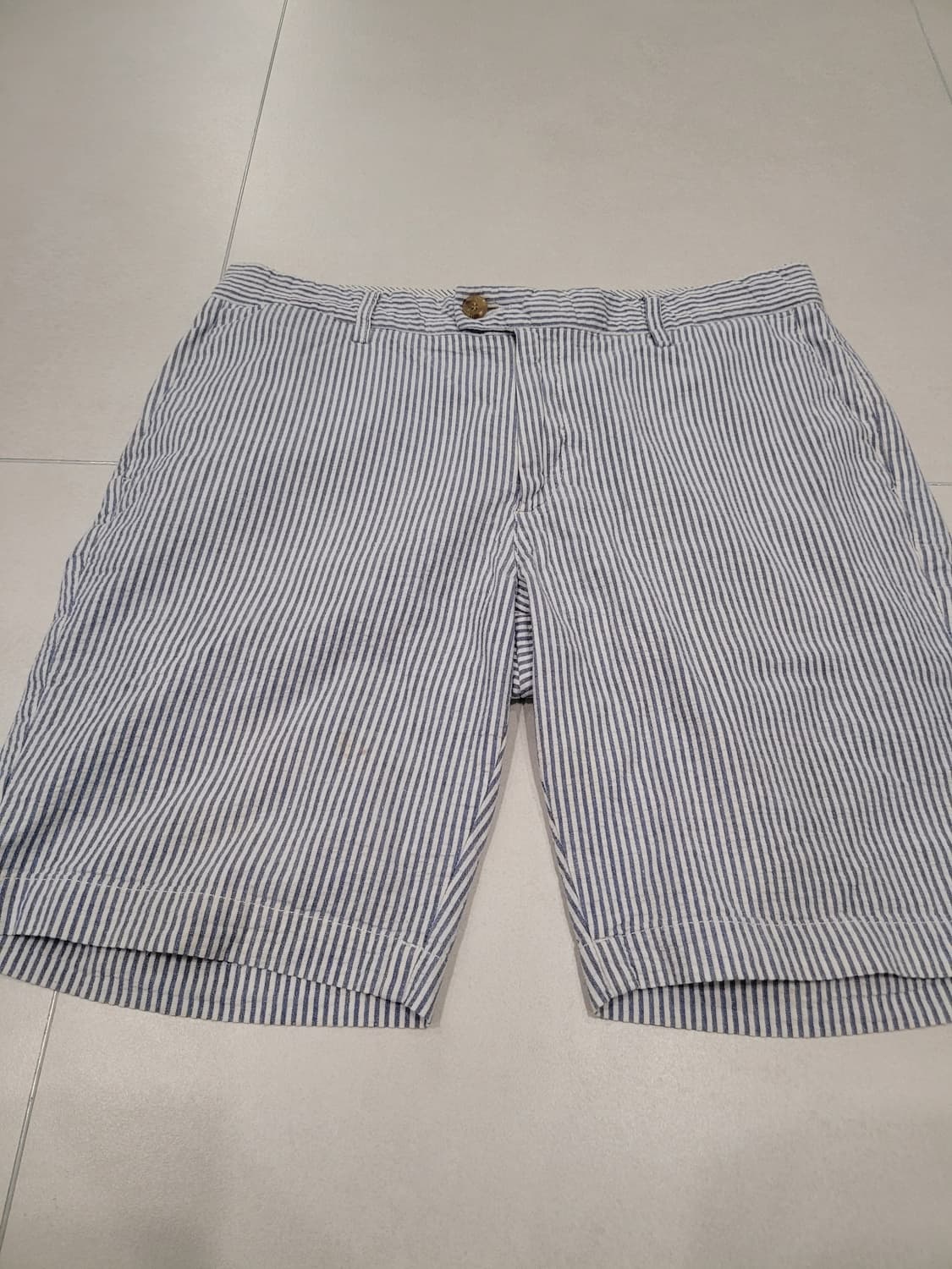 이태리 감성 🇮🇹 Hermitage x Selected 시어서커반바지 상품이미지1