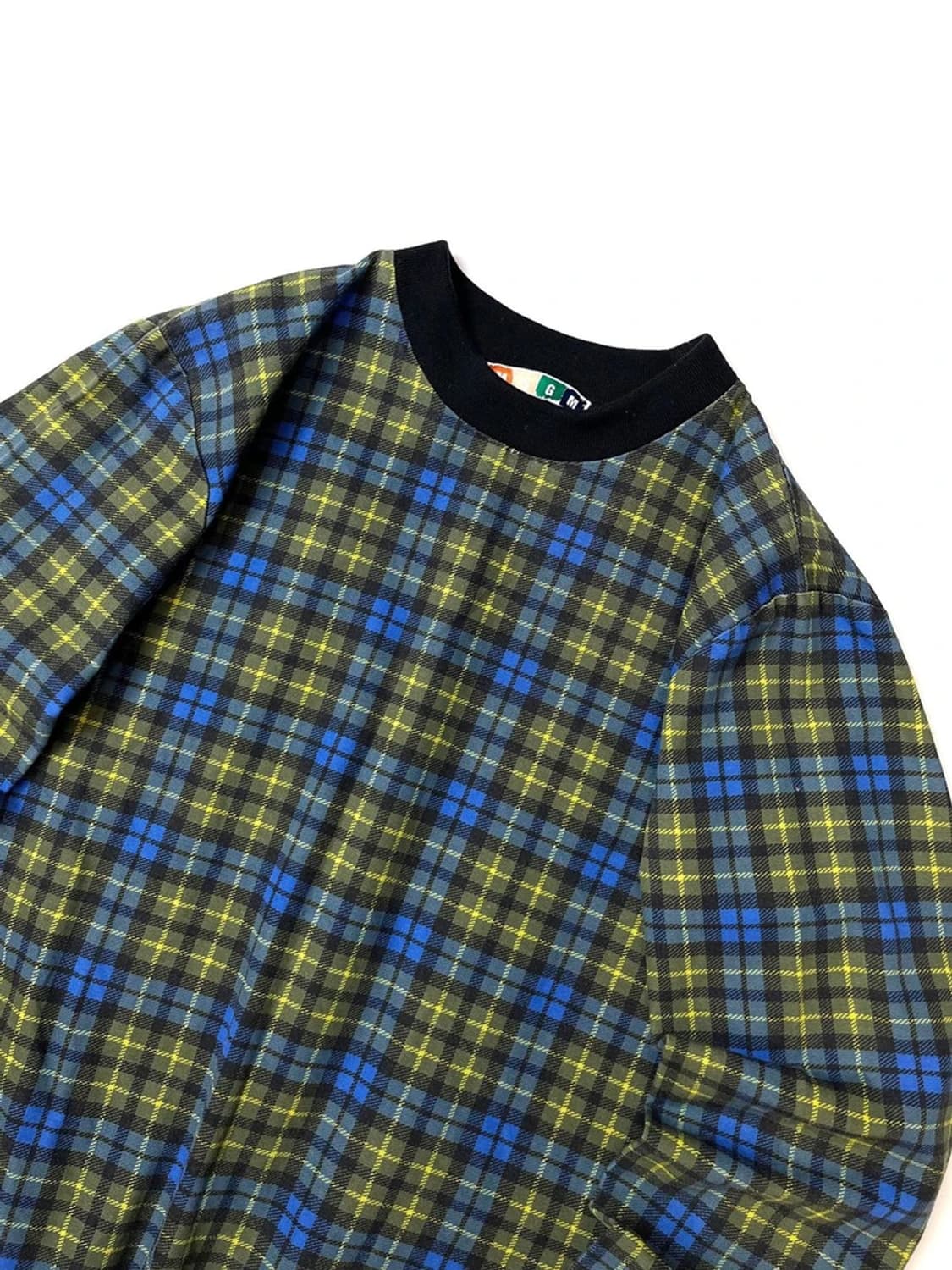 MSGM 90s 체크 코튼 맨투맨 PN4389 상품이미지2
