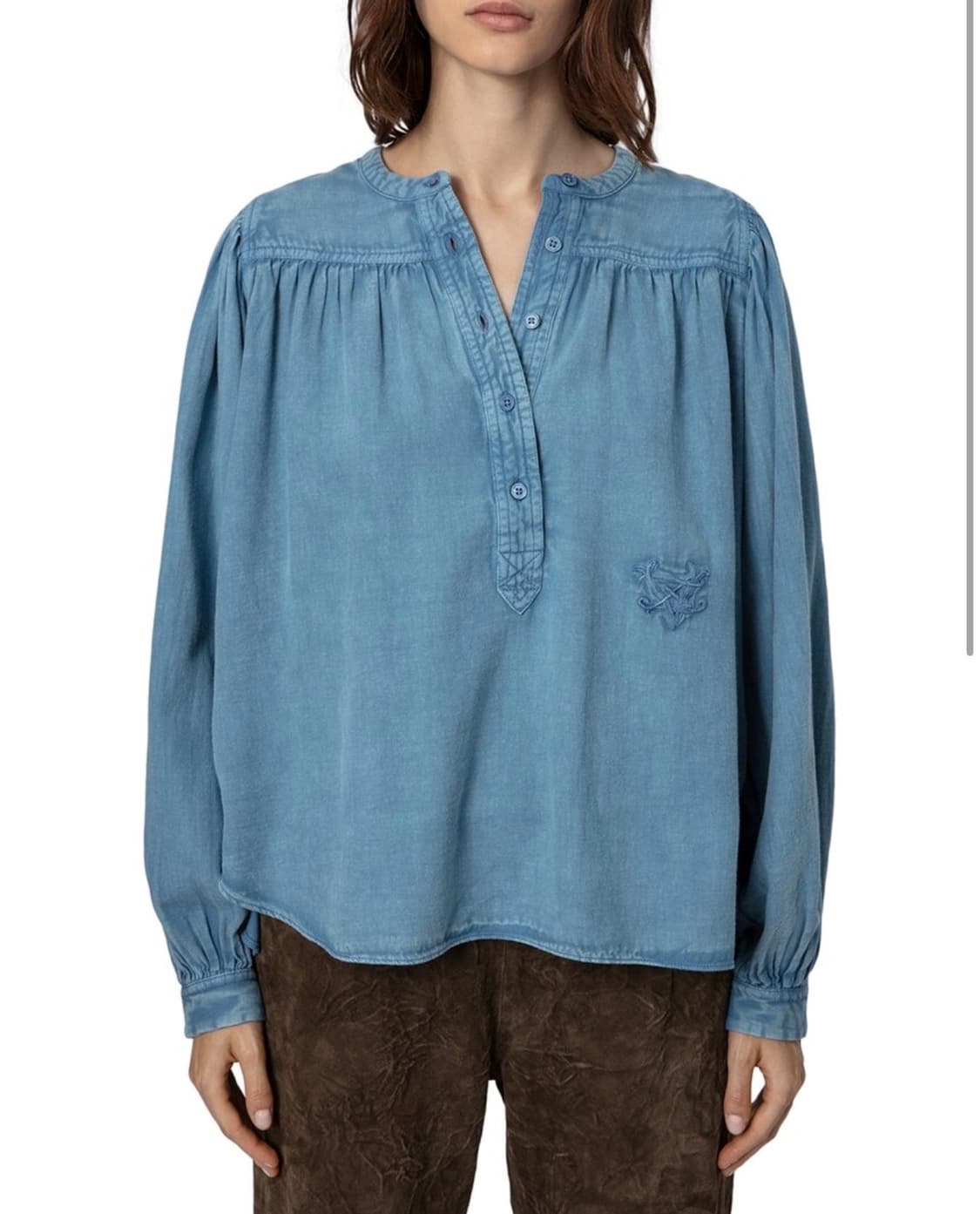 자딕앤볼테르(Zadig & Voltaire)의 Tigy 자수코튼 블라우스 상품이미지8