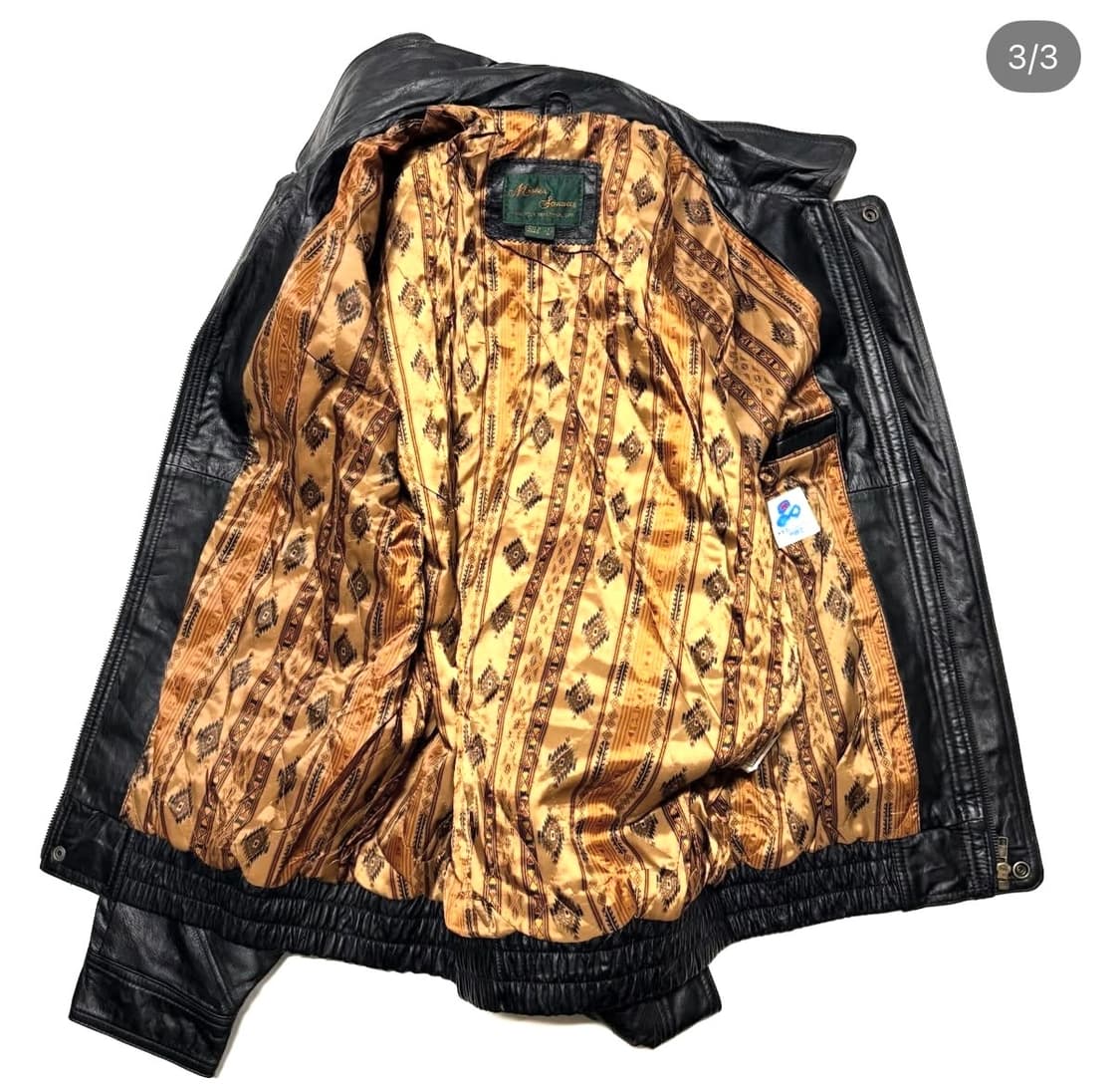 레더 봄버 자켓 상품이미지3