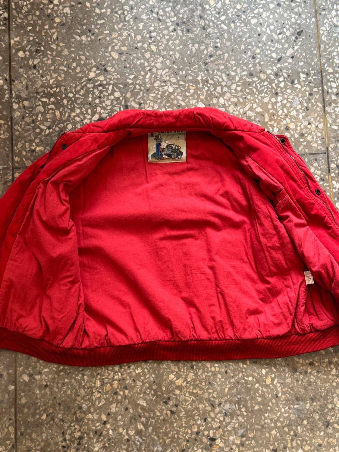 90s 트랜스포트(TRANSPORT) 빈티지 봄버 자켓(O63) 상품이미지6