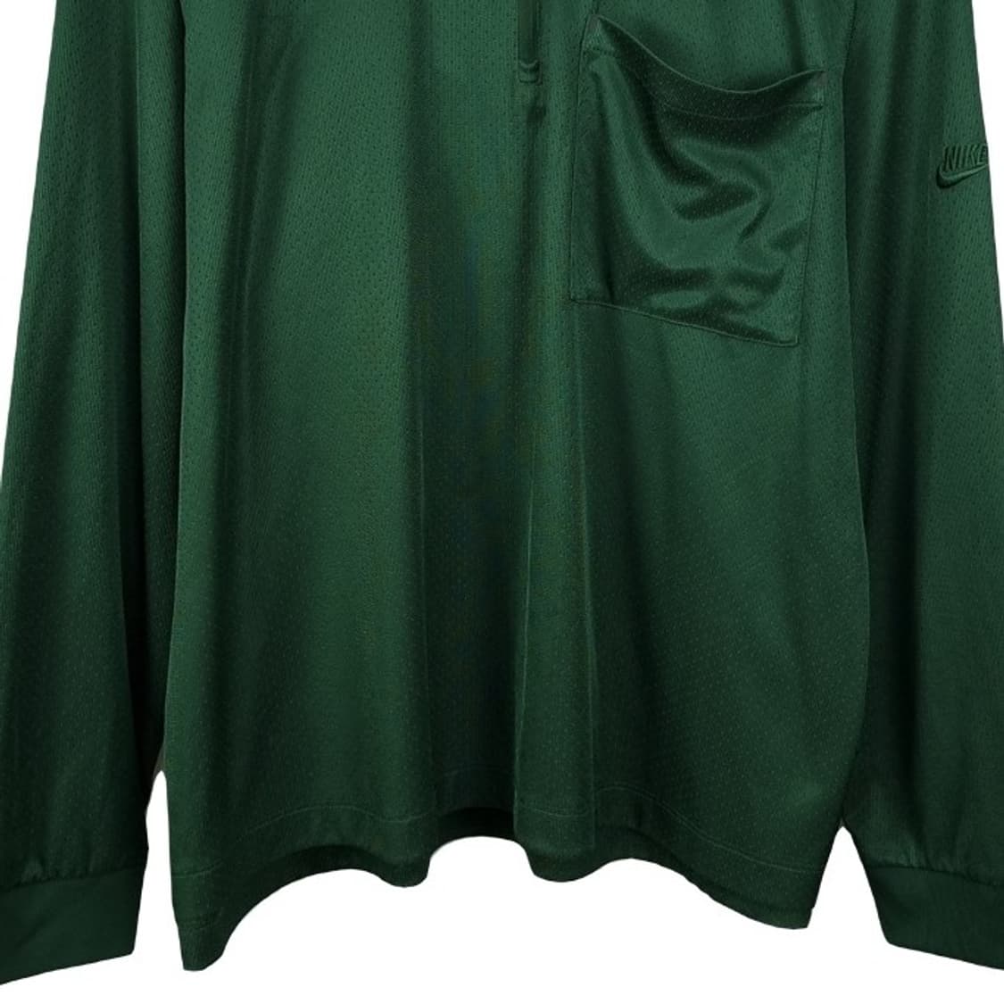 [나이키] 테크팩 시리즈 기능성 긴팔 카라티 그린 M19660 상품이미지5