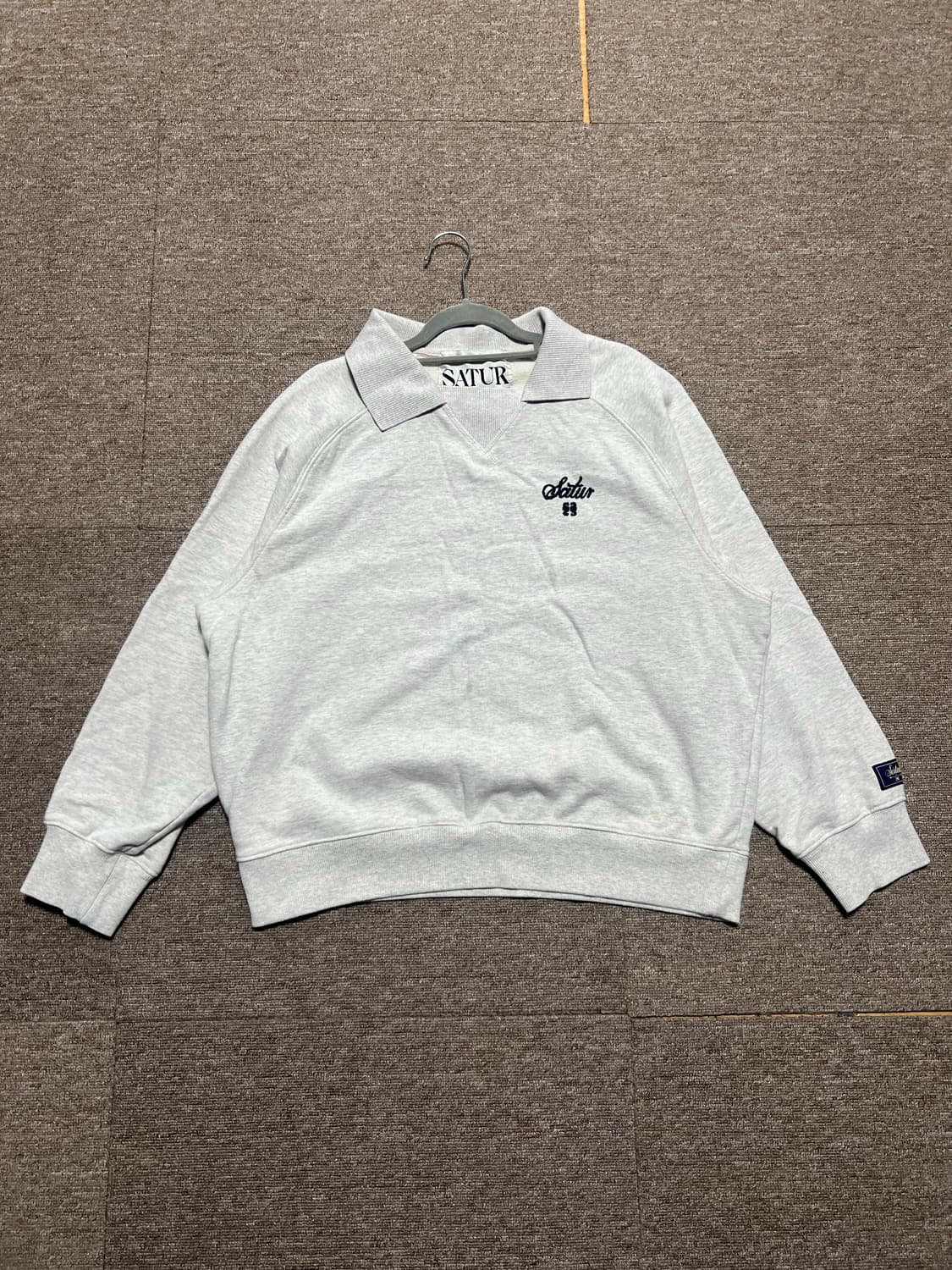 세터 Satur 카라넥 맨투맨 XL 상품이미지1