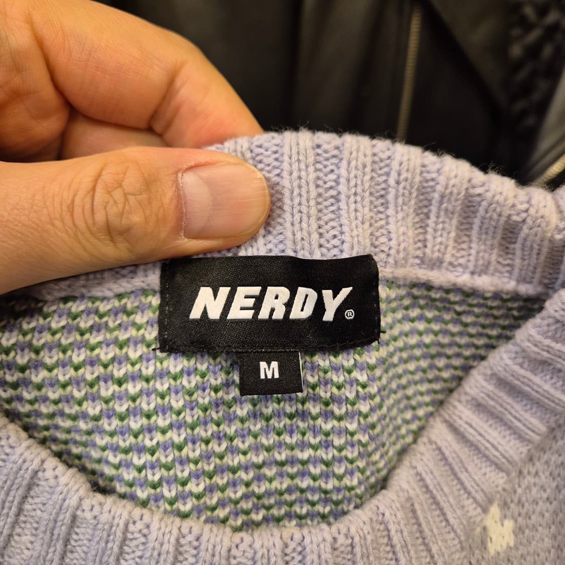 (M) NERDY 패턴 니트  상품이미지3