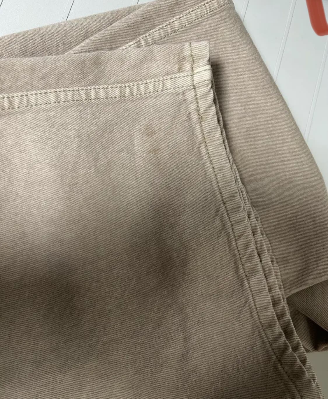 파사드패턴 클래식 와이드 팬츠 더스티카키 S 상품이미지2