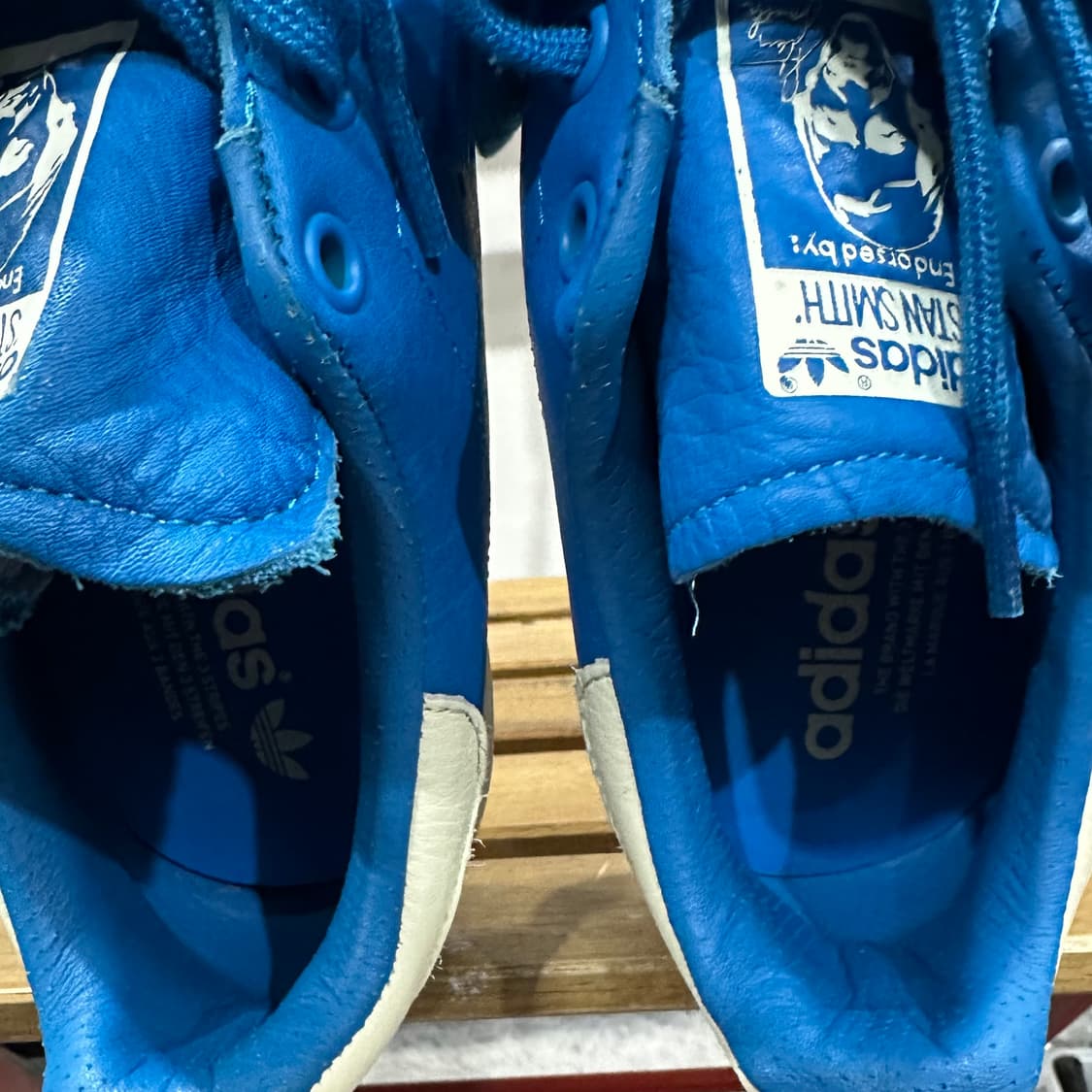 285) 아디다스 운동화 남성 남자 신블 스탠스미스 블루 상품이미지8