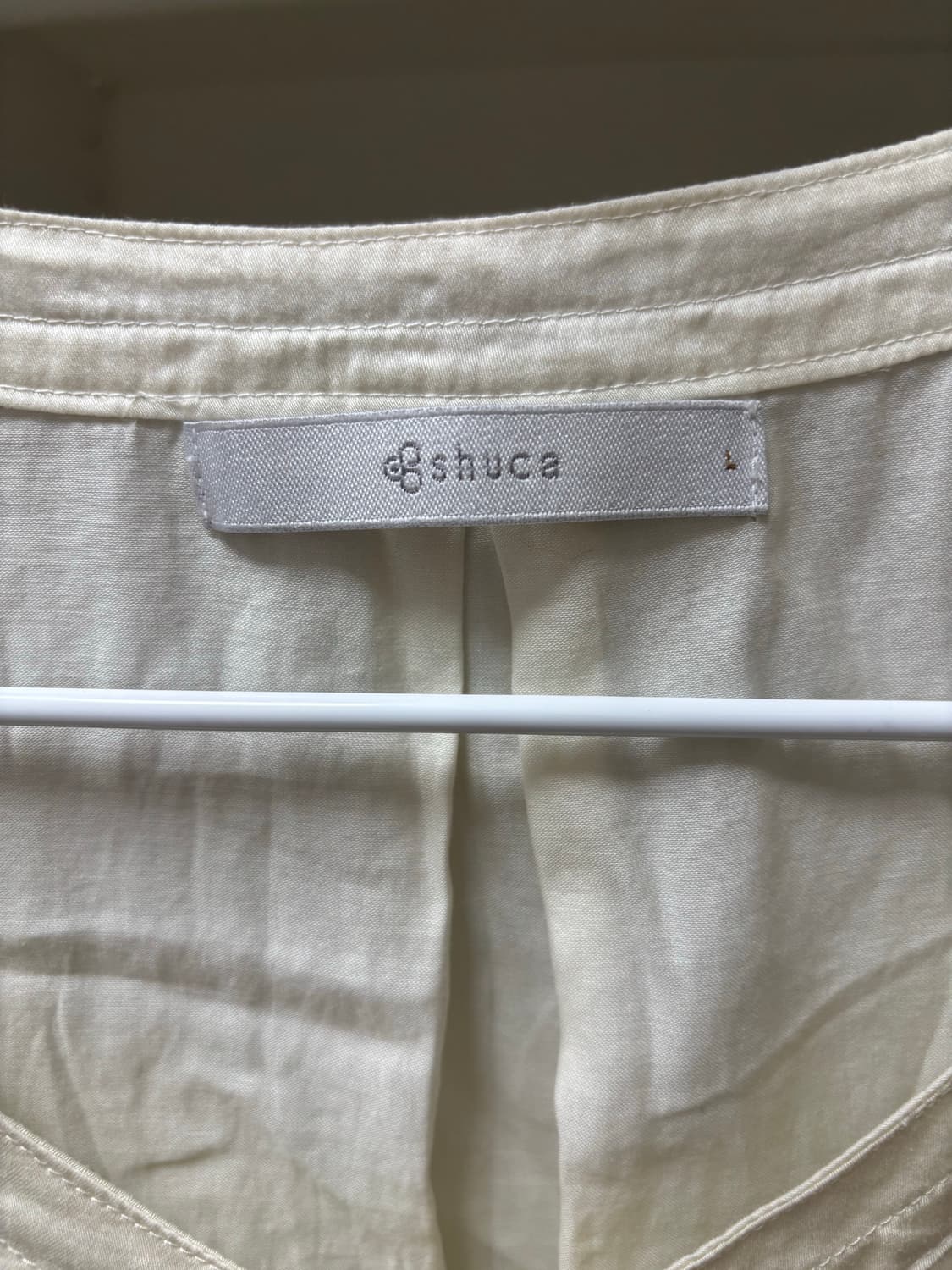 빈티지 아이보리 셔츠 원피스 L 모리걸 상품이미지3