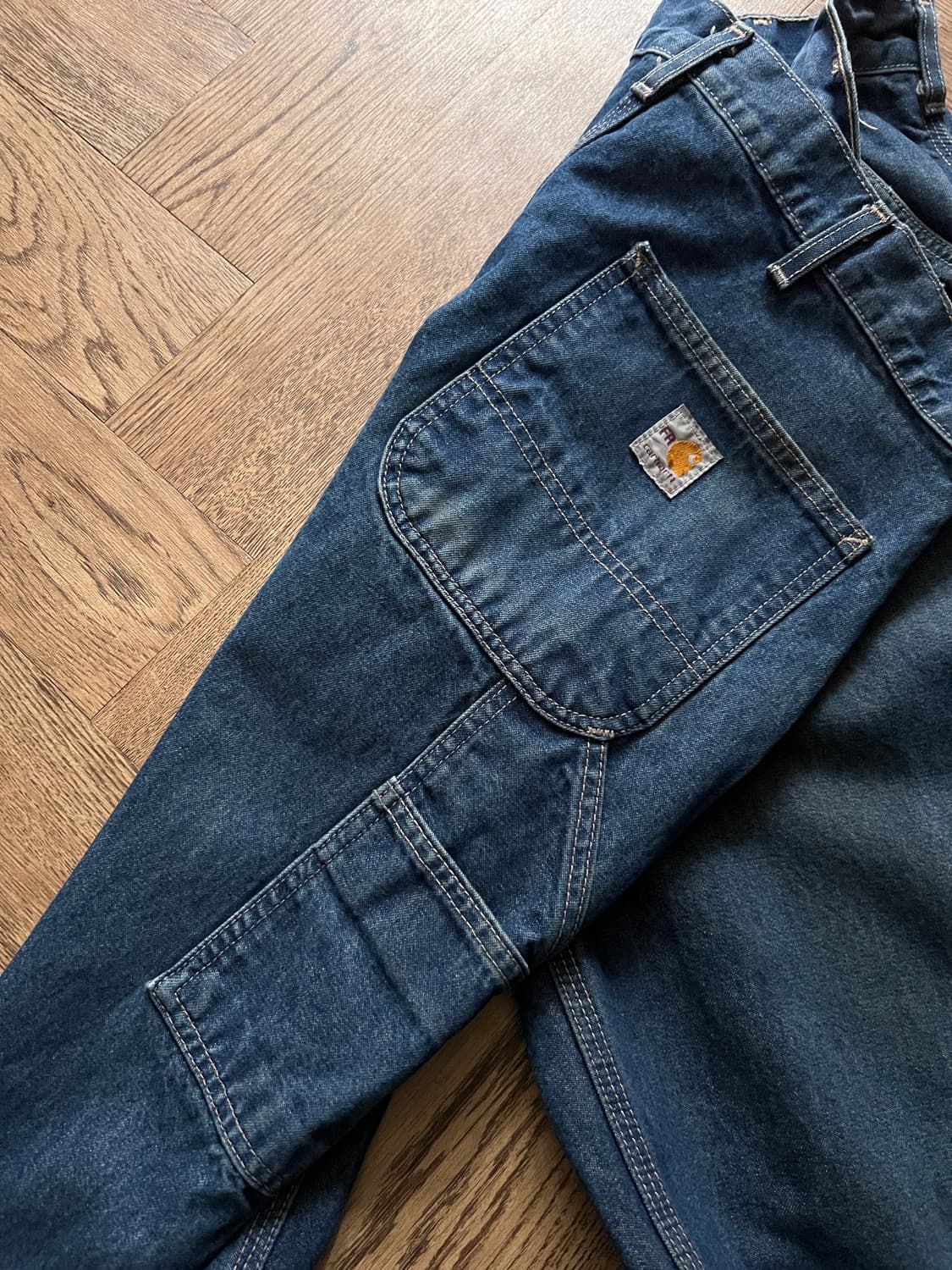 [36]칼하트FR USA 싱글니 카펜터 워크 데님 팬츠 상품이미지8