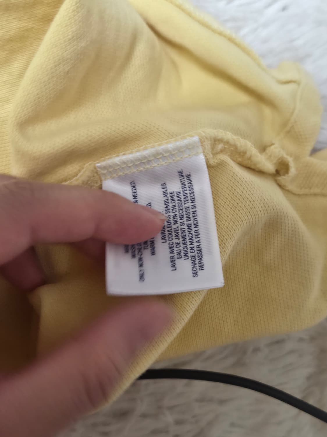 폴로 네이비빅포니 연노랑 카라반팔 XL(18~20) 상품이미지5