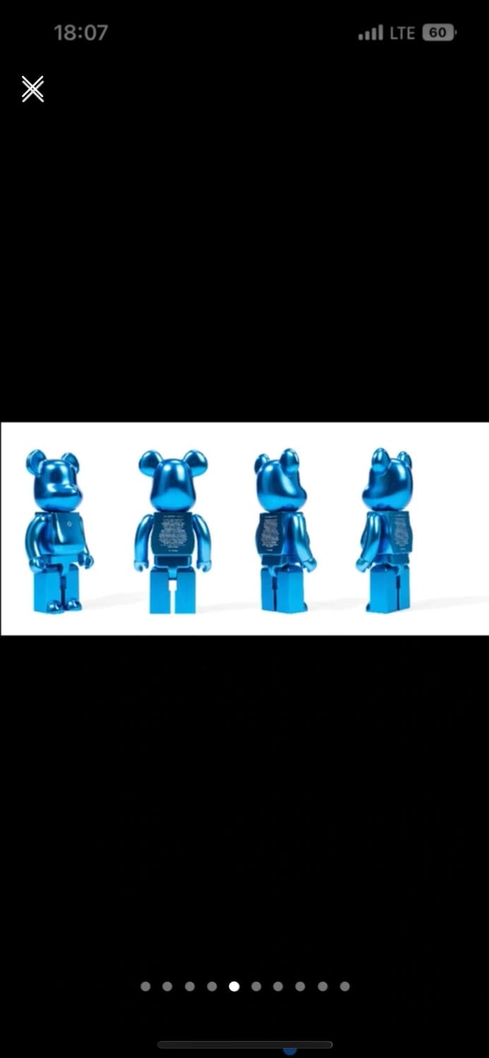 베어브릭X헬리녹스 사이언블루 400% [전 세계 50개 한정] 상품이미지5