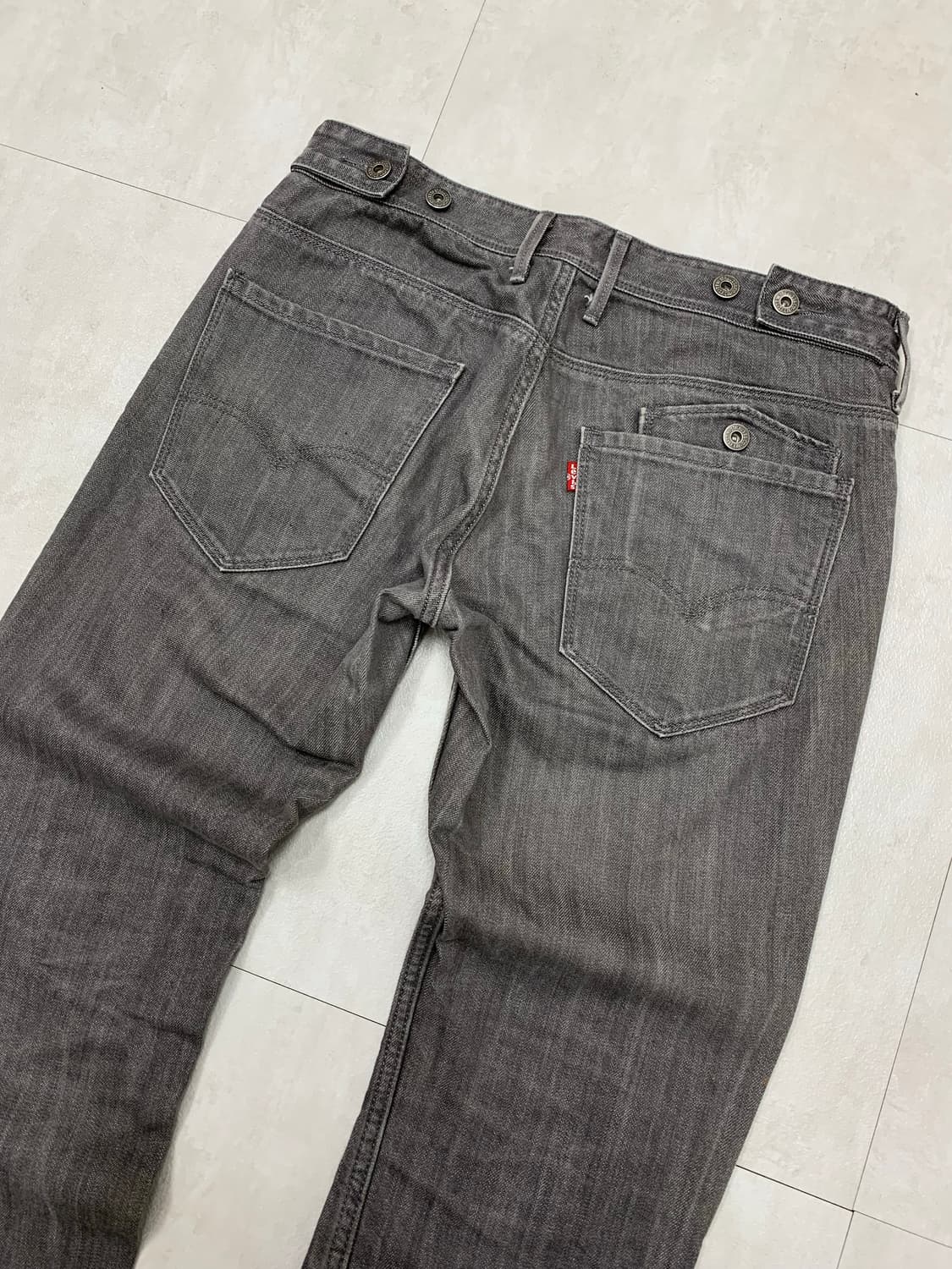 리바이스 흑청 데님 팬츠 #428 상품이미지7