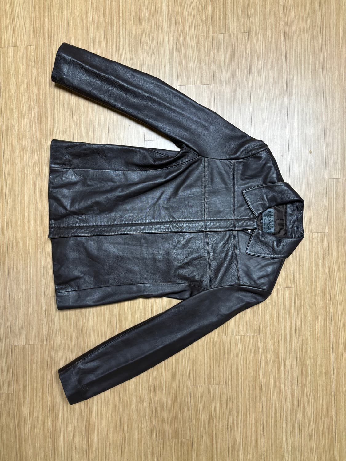 딥브라운 양가죽 레더자켓 상품이미지4