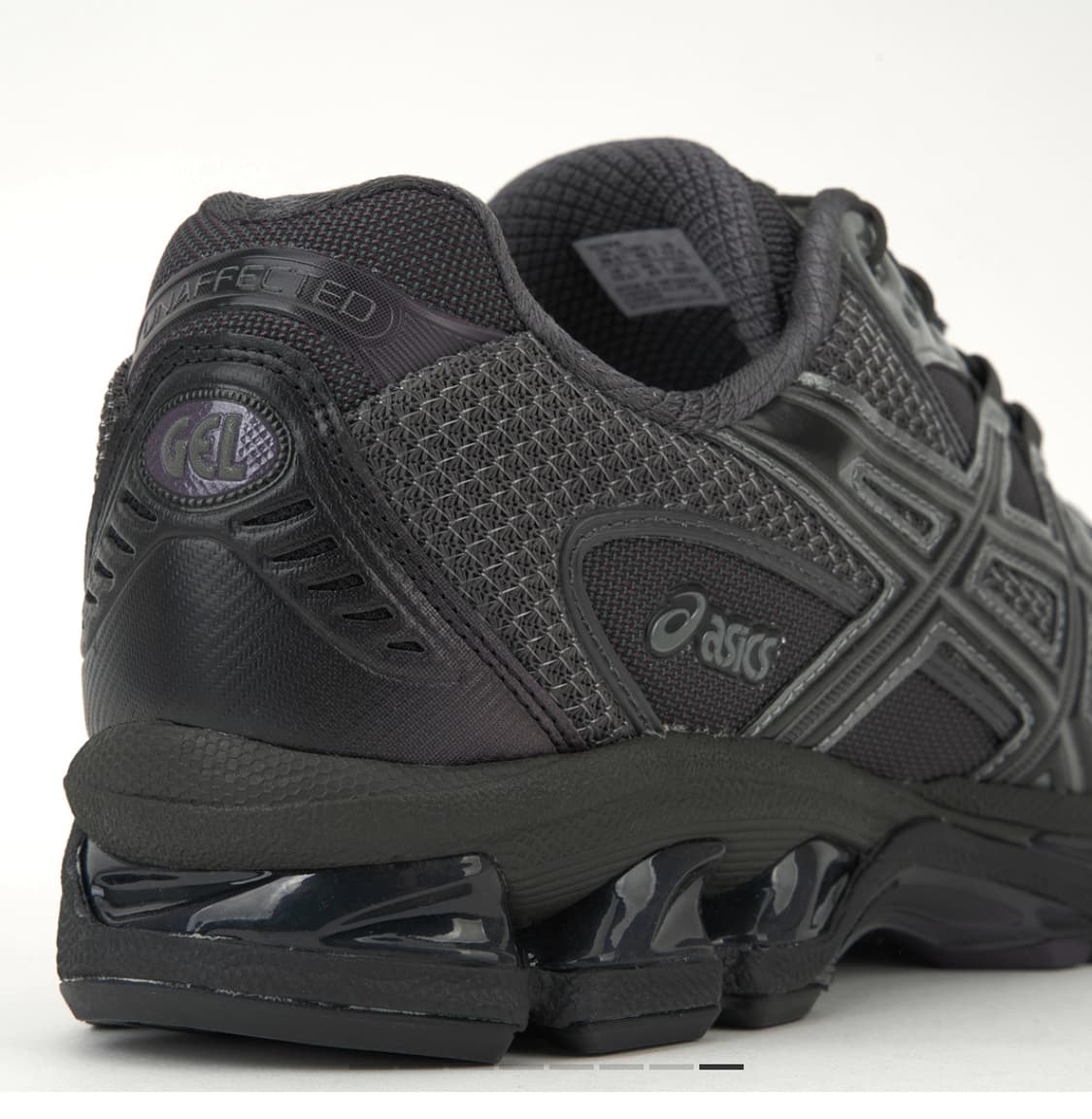 아식스 x 언어펙티드 젤 님버스 10.1 건메탈 블랙 상품이미지5