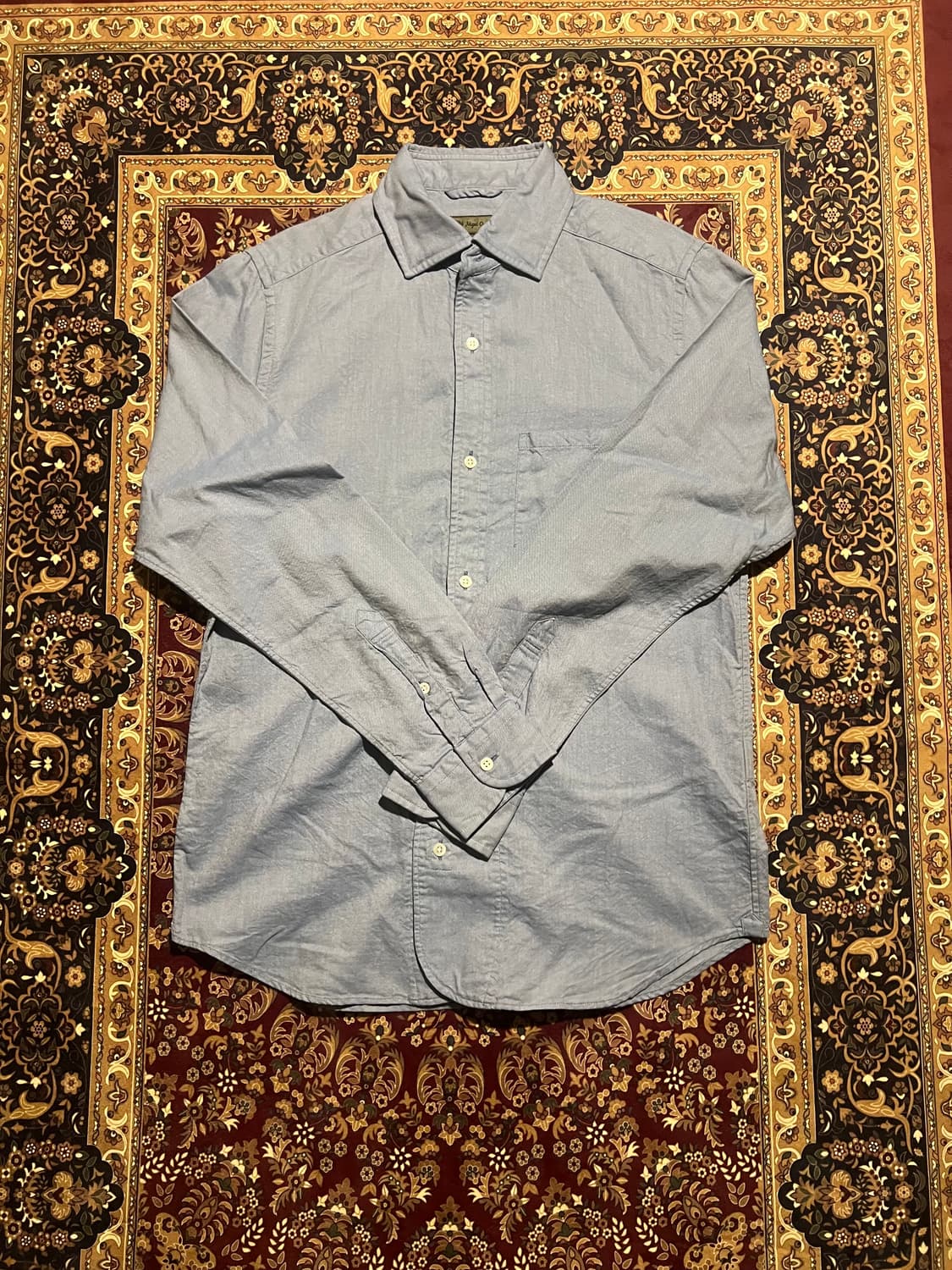 Nigel Cabourn Officer Shirt 상품이미지1