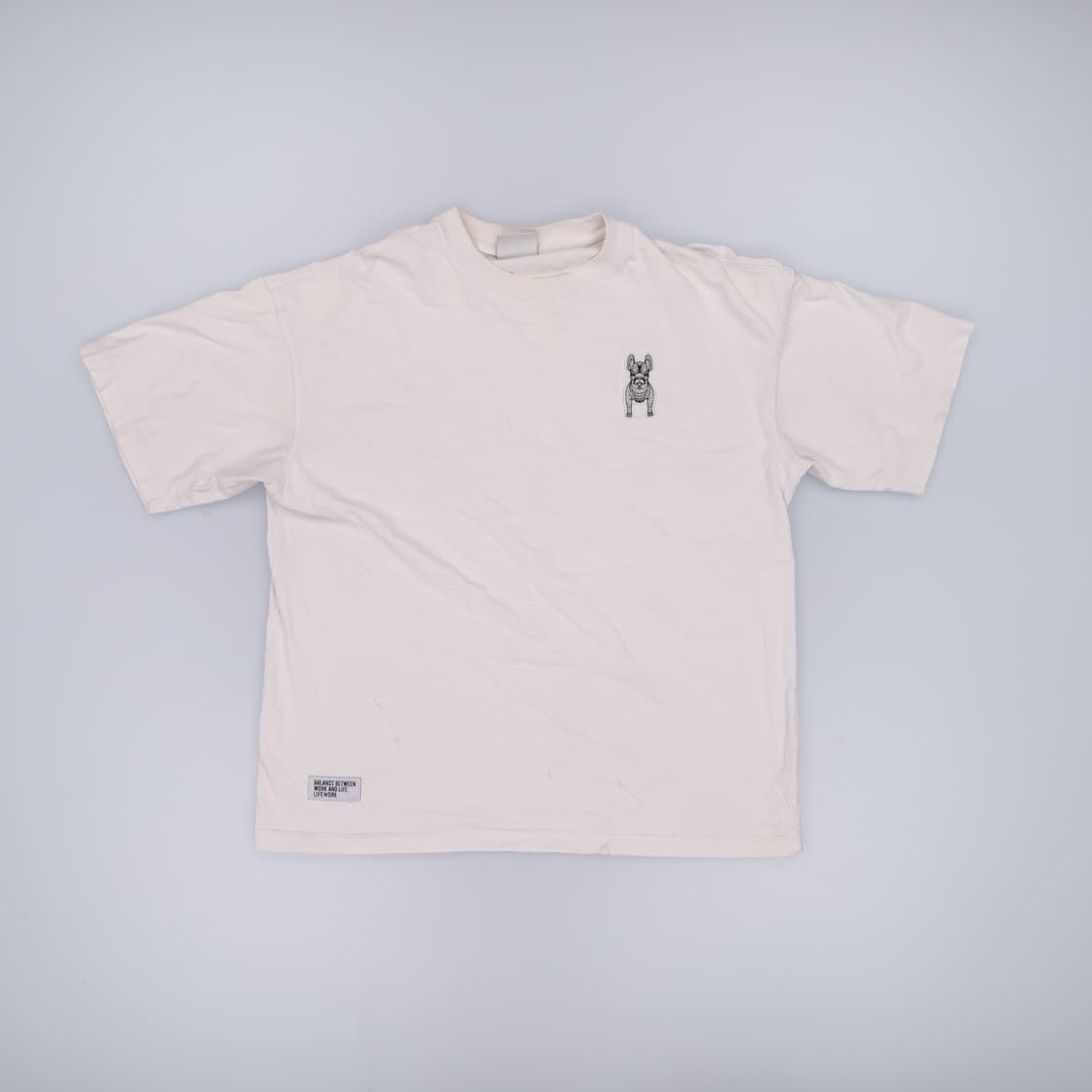 M 라이프워크 스몰로고 반팔티 0420H1 상품이미지1