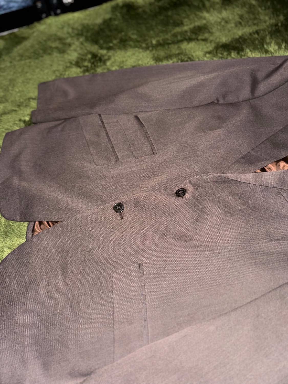 [40R] 타미힐피거 USA 투버튼 클래식핏 블레이저 자켓 브라운 상품이미지4