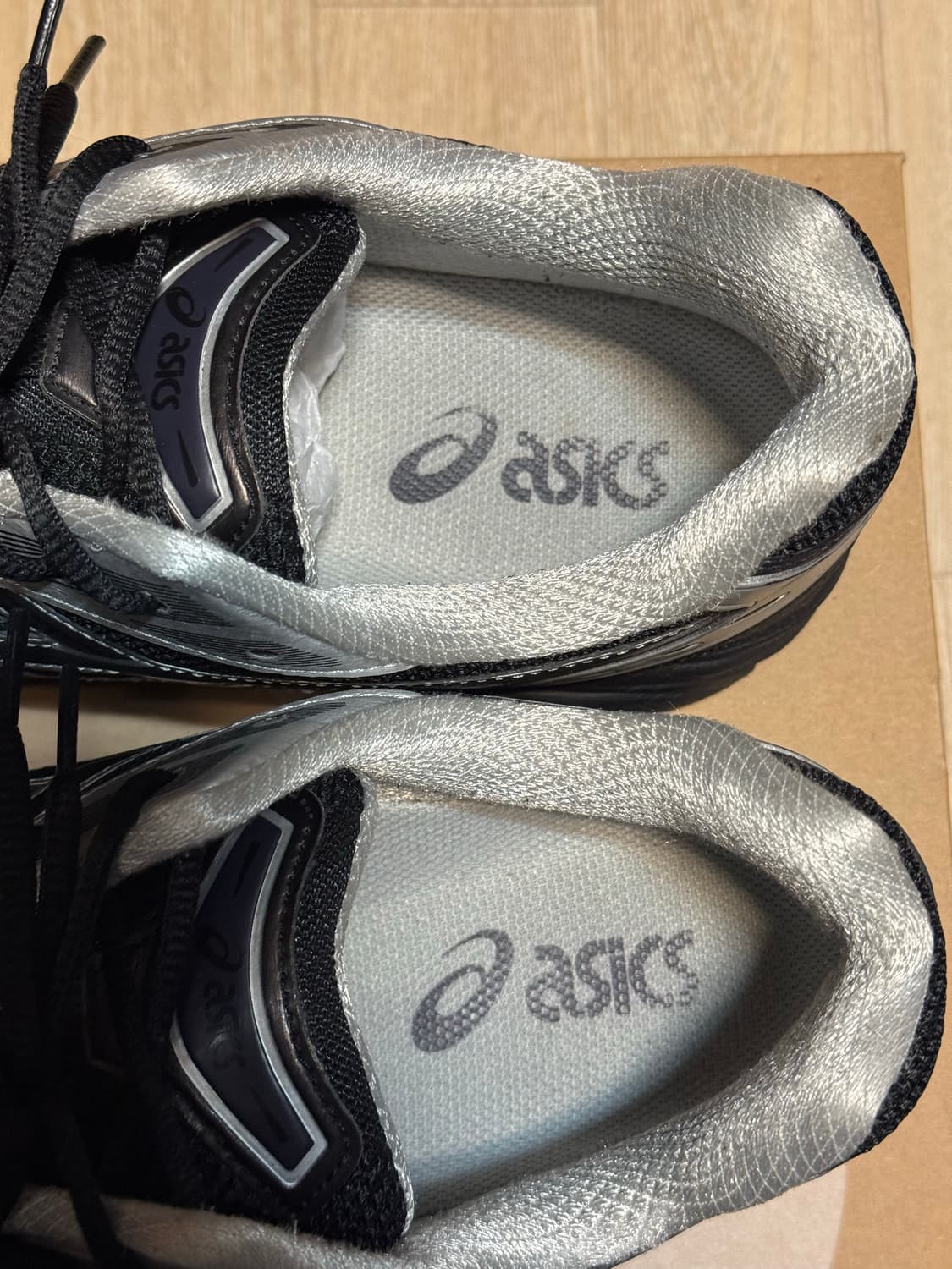 아식스 언더마이카 젤 카야노 14 블랙 퓨어 실버 상품이미지9