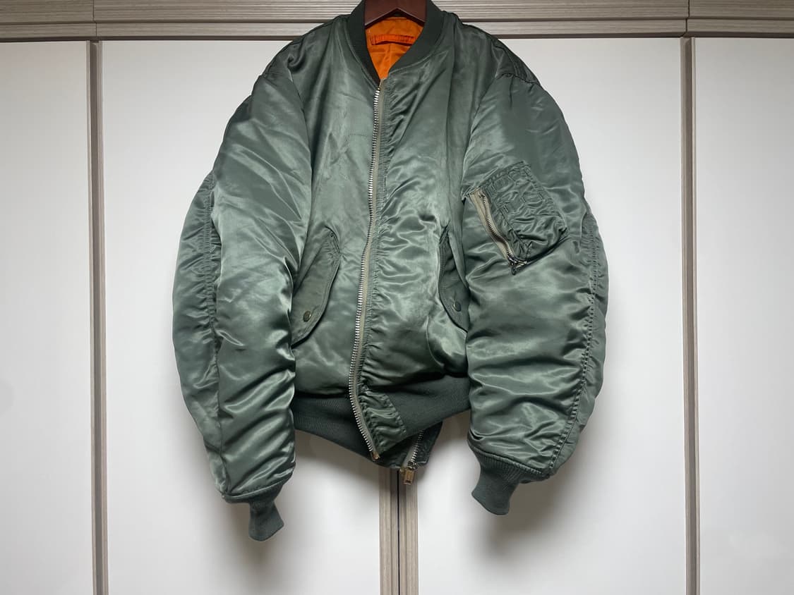 [L] 빈티지 70s 오리지널 USAF ma-1 마원 E타입 상품이미지1