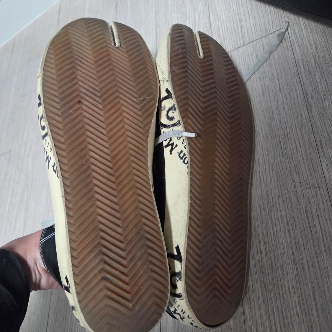 마르지엘라 타비 스니커즈 레더 상품이미지6