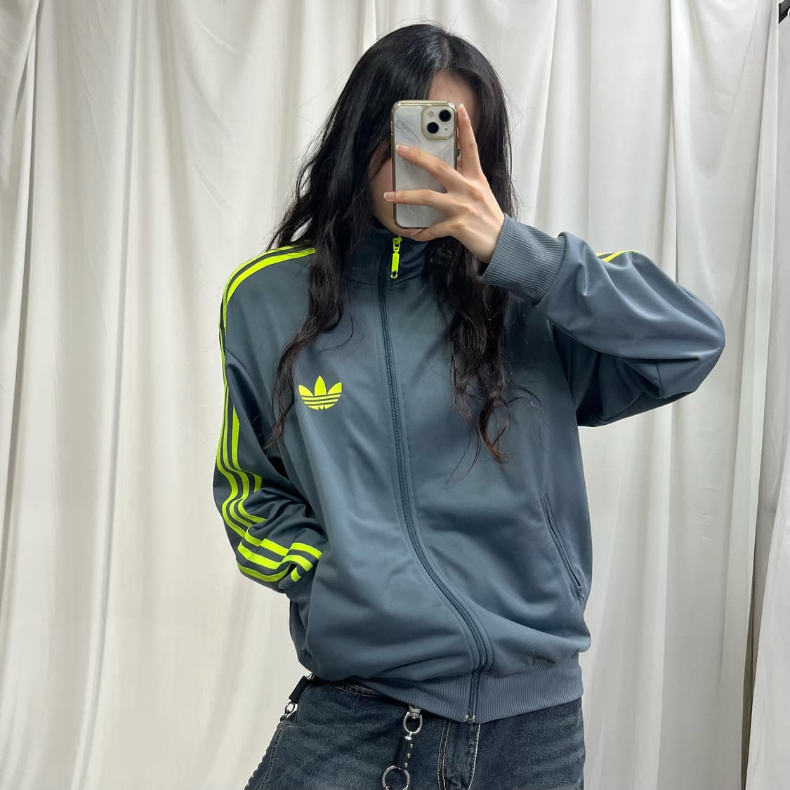 Adidas gray firebird jersey 상품이미지1