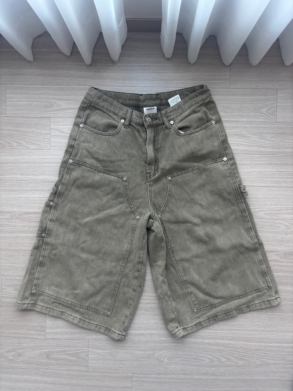 뉴매뉴얼 C.D.L BERMUDA PANTS - KHAKI 상품이미지3