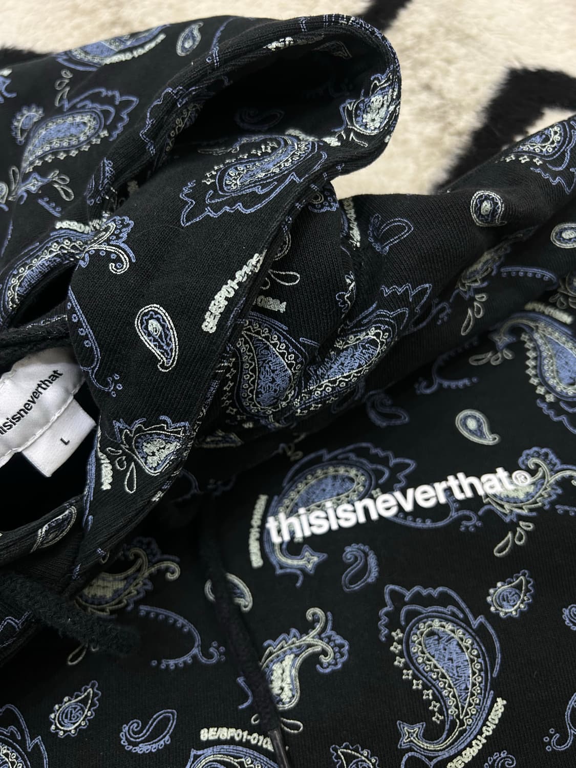 [L]디스이즈네버댓 페이즐리 후드 상품이미지5
