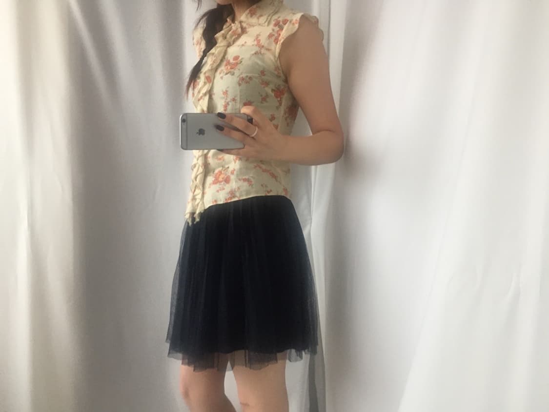 672. trumpet flower sleeveless shirt 상품이미지8