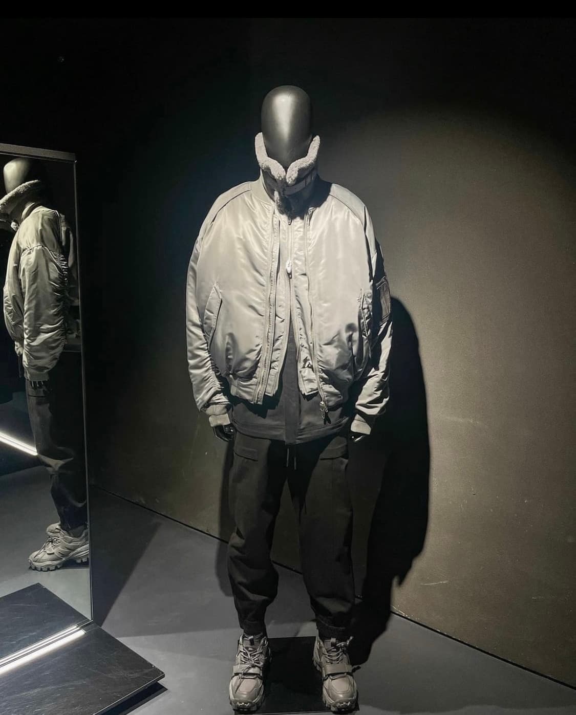 준지 무스탕 마원 그레이 48 사이즈 상품이미지2