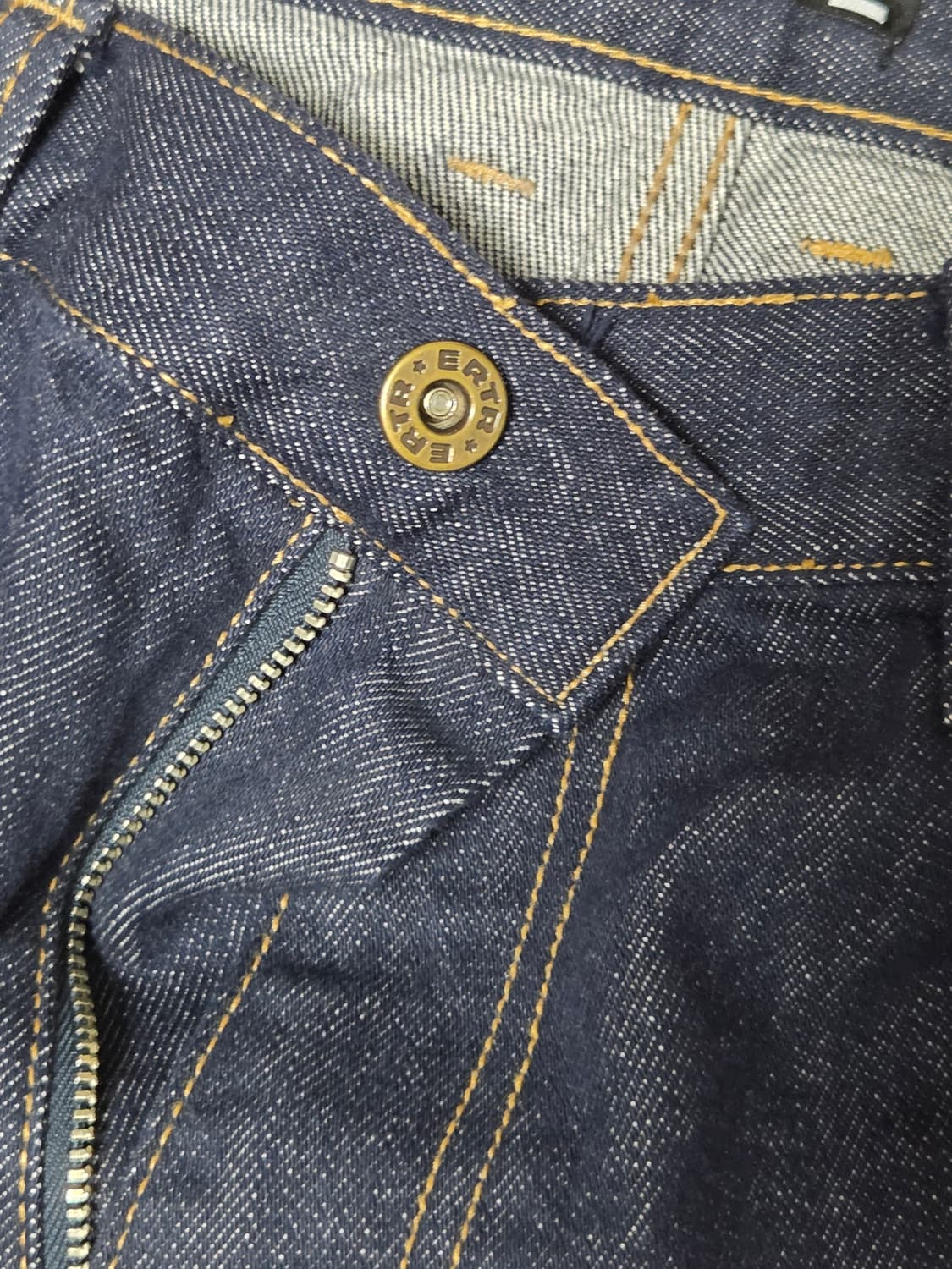 ERTR relaxed raw denim pants (indigo) 상품이미지3