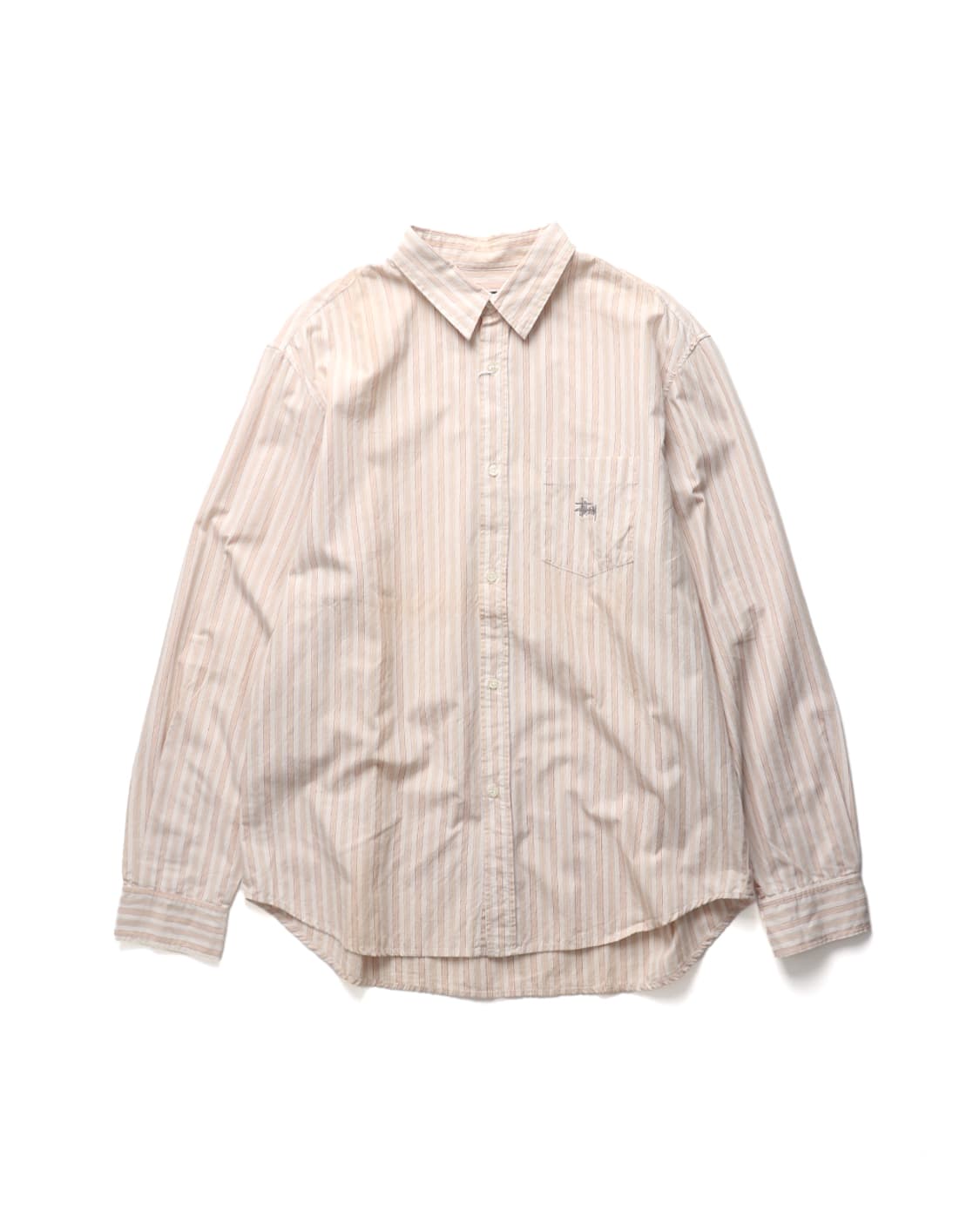 스투시 STUSSY 90s Made In USA Stripe Shirt 상품이미지1