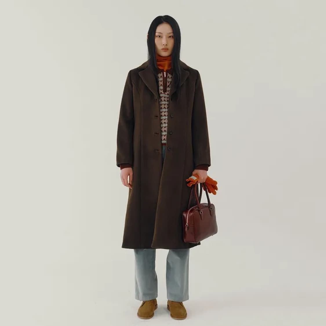 시엔느 캐시미어 싱글 코트 상품이미지3