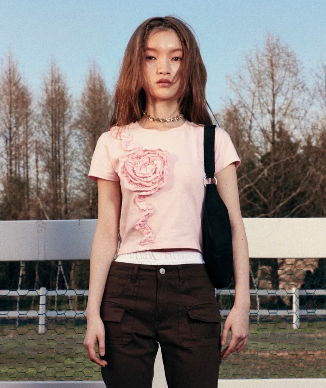 유희 플라워 티셔츠 상품이미지2