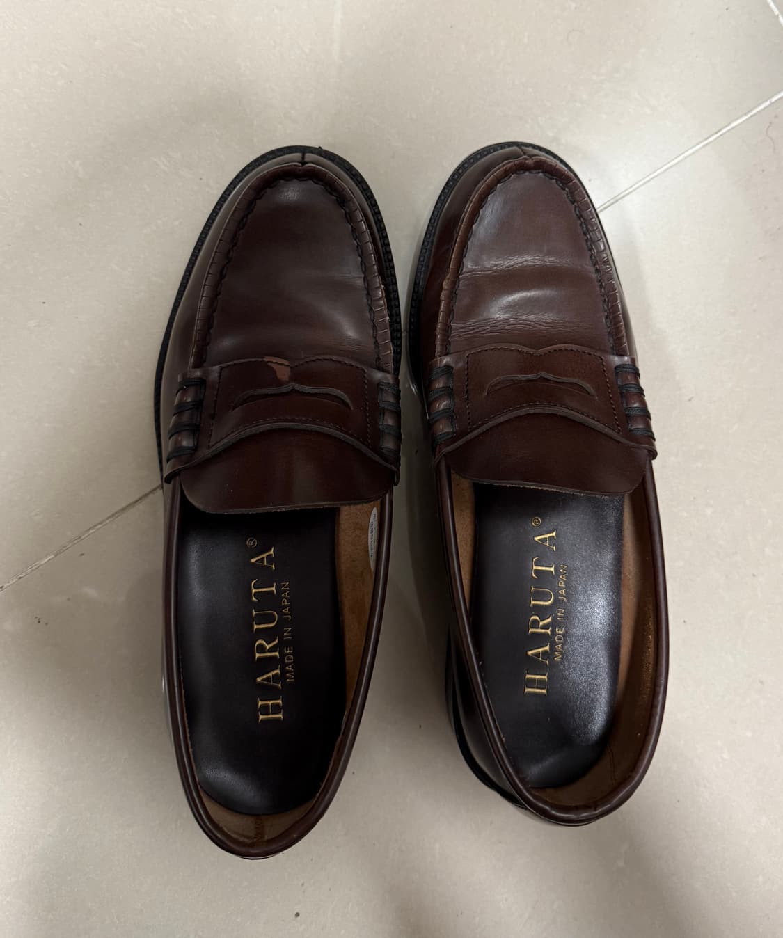 하루타 HS-906 브라운 로퍼 250 상품이미지2