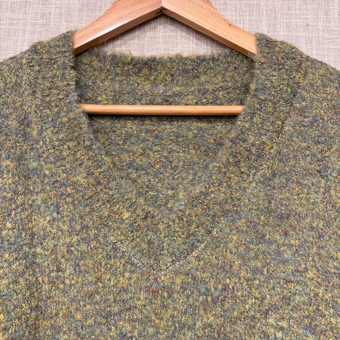 빈티지 브이넥 니트 상품이미지2