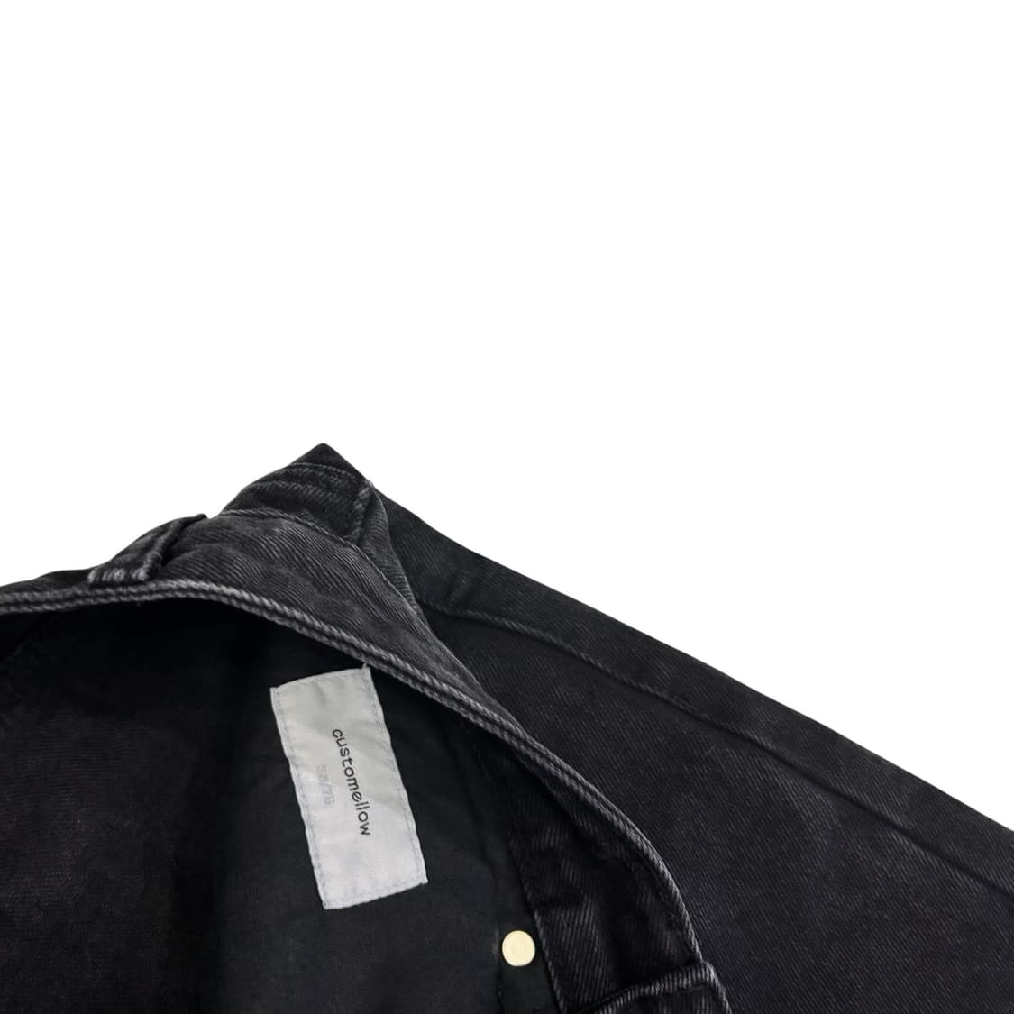 커스텀멜로우 블랙 스트레이트 핏 진 상품이미지3