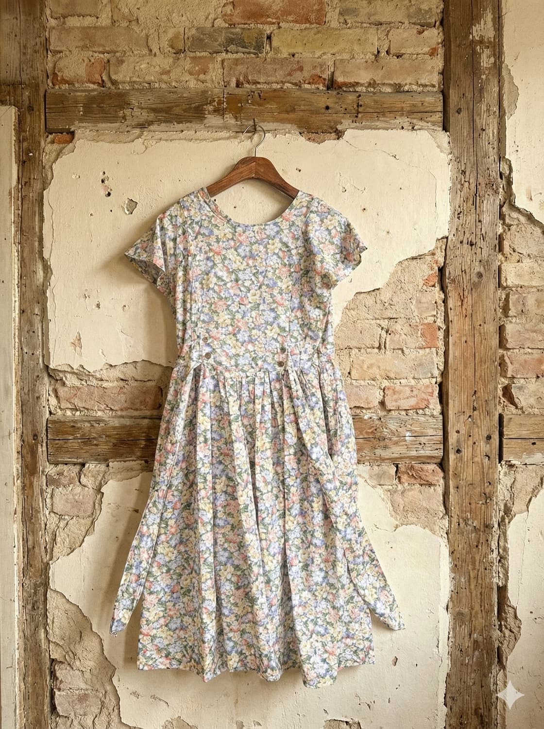 빈티지 플라워 원피스 상품이미지3