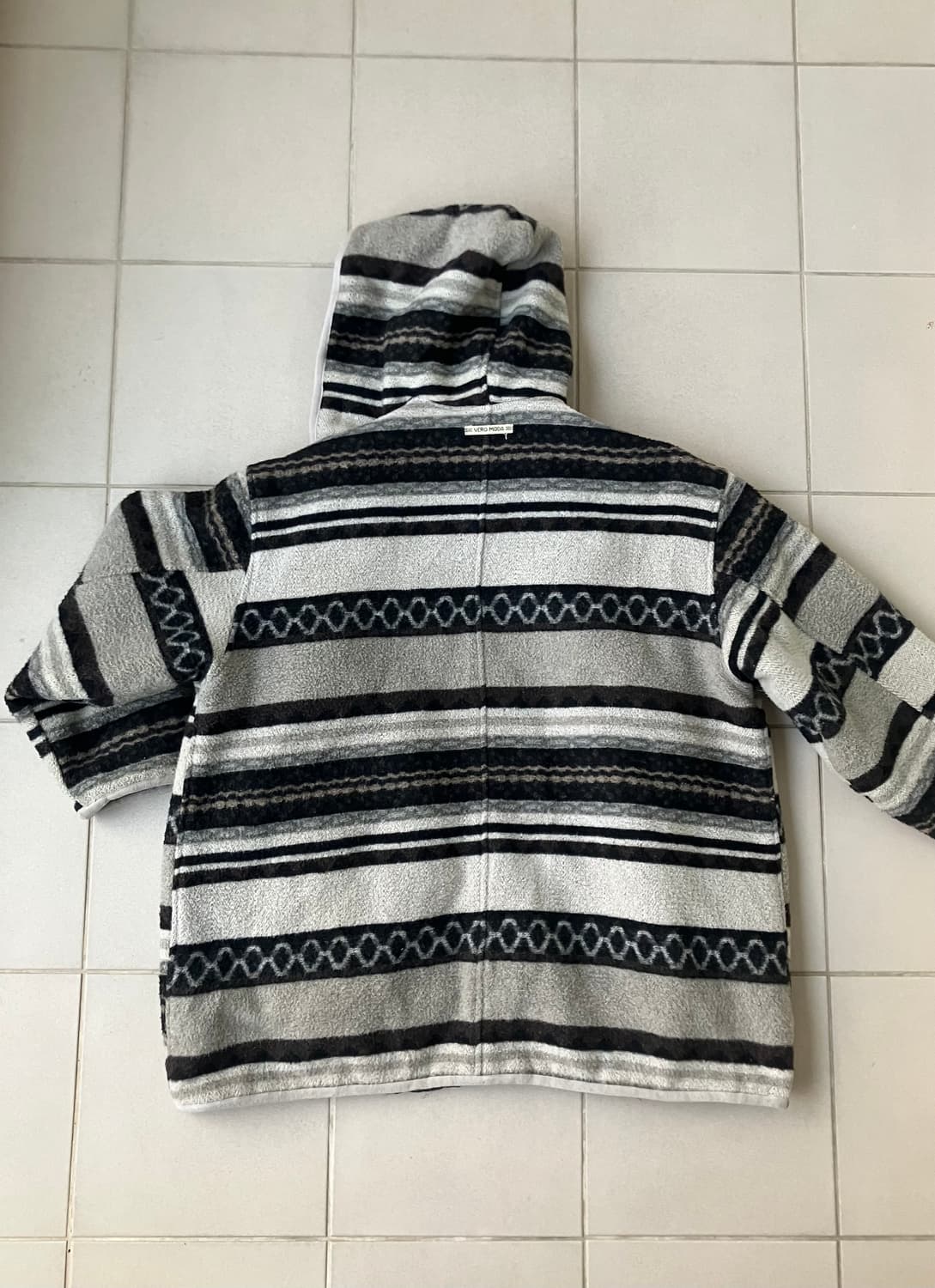 vero moda 네이티브 블랑켓 후드 코트 상품이미지5