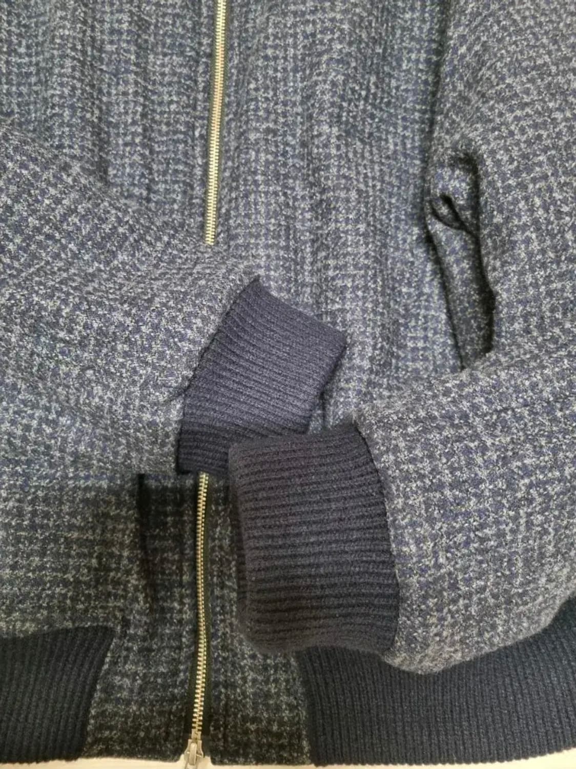 홀리선 메이어 울 트위드 블루종 자켓 M 상품이미지2