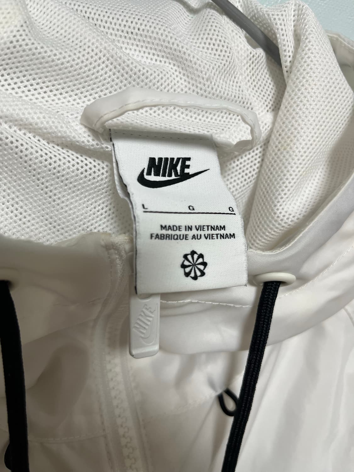 나이키  윈드러너(windrunner) 바람막이 화이트/그레이 상품이미지6