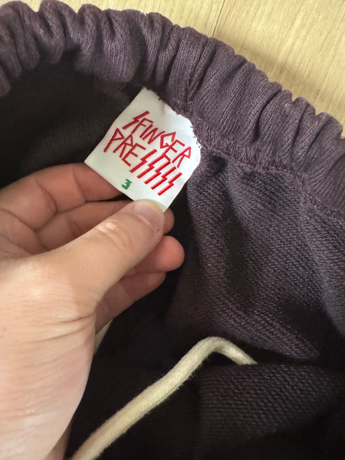 도넛리벤지 스웻팬츠 와인 3사이즈 상품이미지2